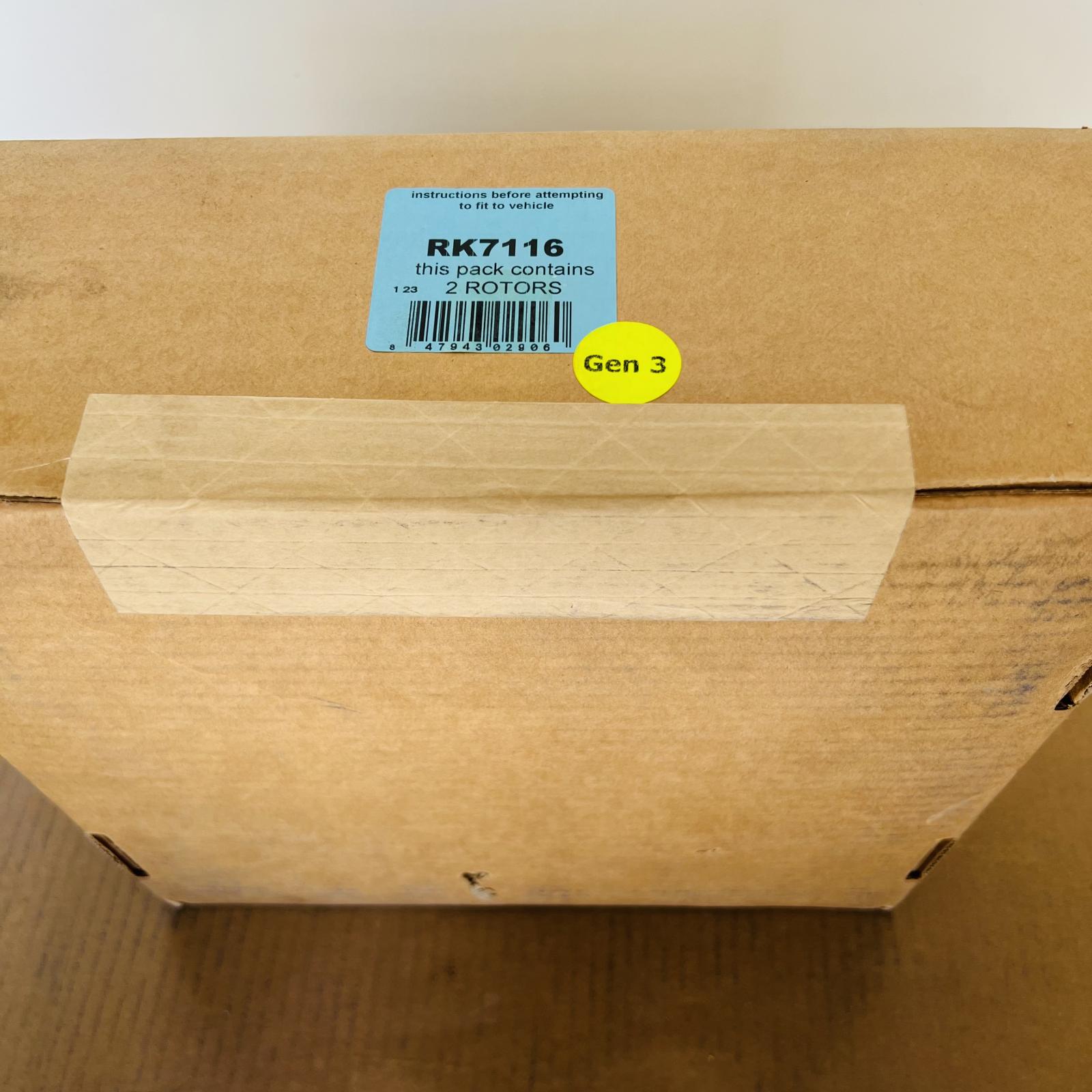 EBC Brakes RK7116 OE-Style Disc Brake Rotor Set (2) - Photo 2