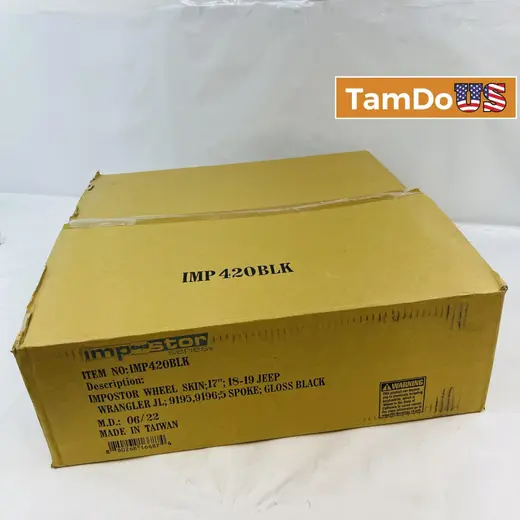 Impostor IMP420BLK 17" Black Wheel Skin Cover at TamDoUS Taylorsville