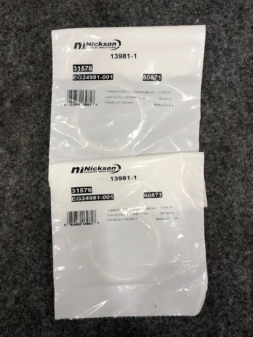 Lot of 2 Nickson 13981-1 Exhaust Flange Gaskets at TamDoUS Taylorsville