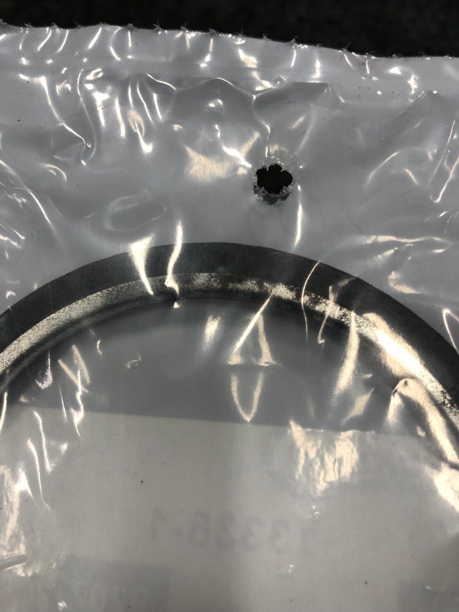 Lot of 4 Nickson 13338-1 Exhaust Gaskets – 2-Bolt Flange High Temp Seal - Photo 2