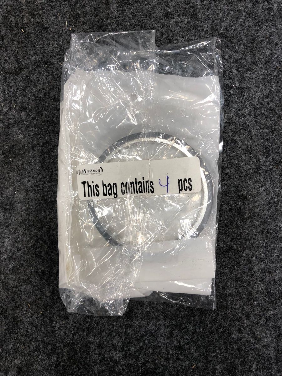 Lot of 4 Nickson 13338-1 Exhaust Gaskets – 2-Bolt Flange High Temp Seal - Photo 6