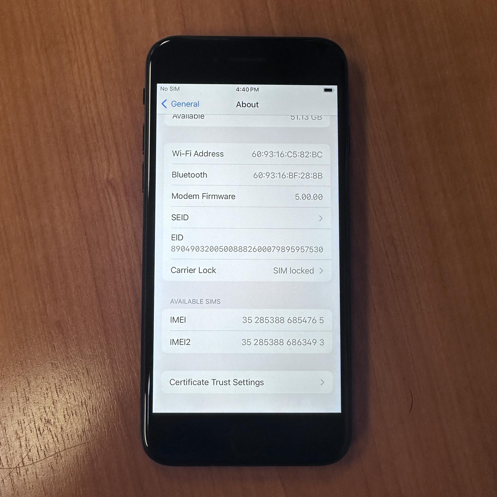 Apple iPhone SE (2nd Generation) 64GB, Black, AT&T LOCKED - Photo 4