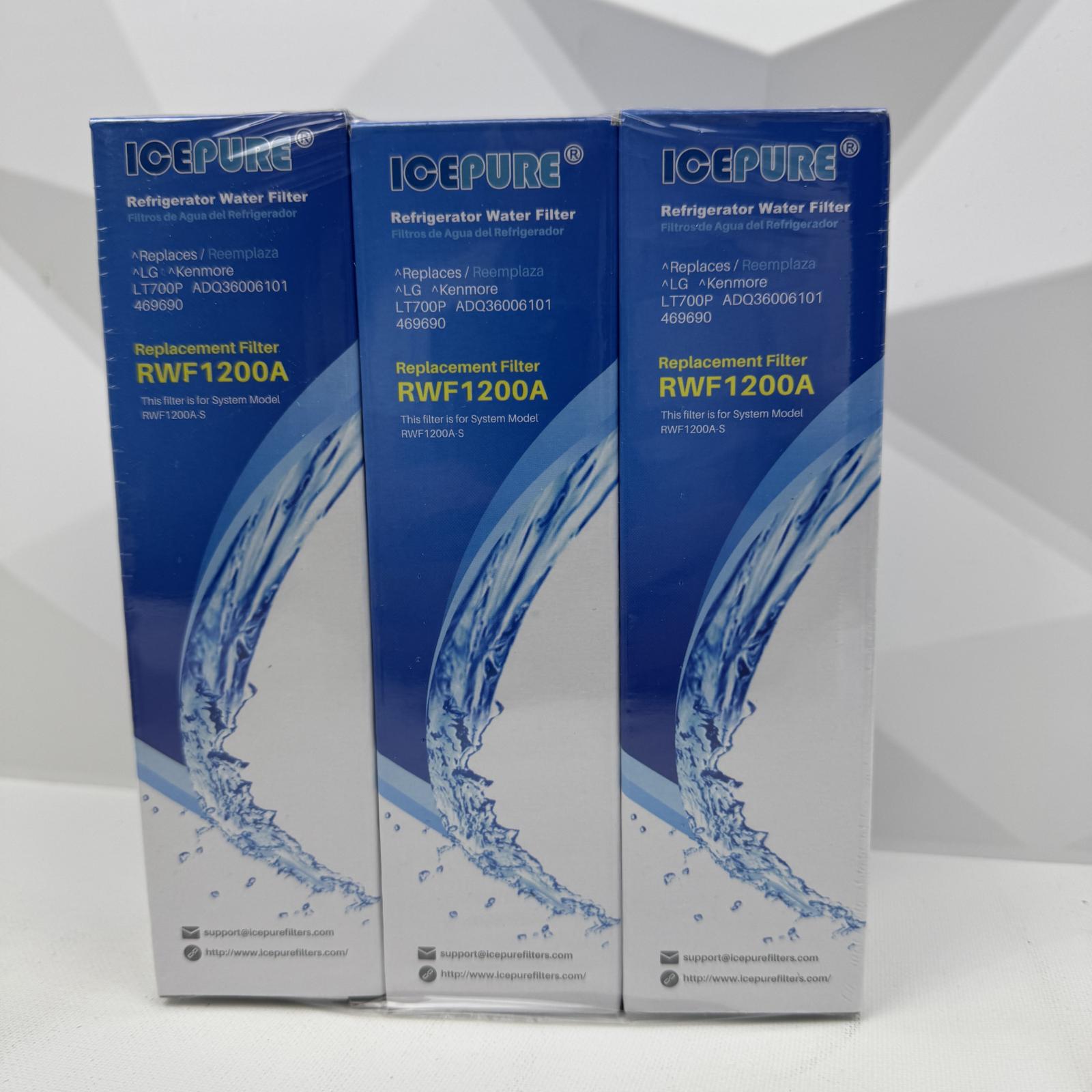Fit LG LT700P 3-Pack Refrigerator Water Filters - Photo 4