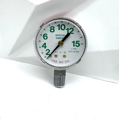 Lot of 2 Oxygen Regulator Gauges at Test, Measurement & Inspection in new condition
