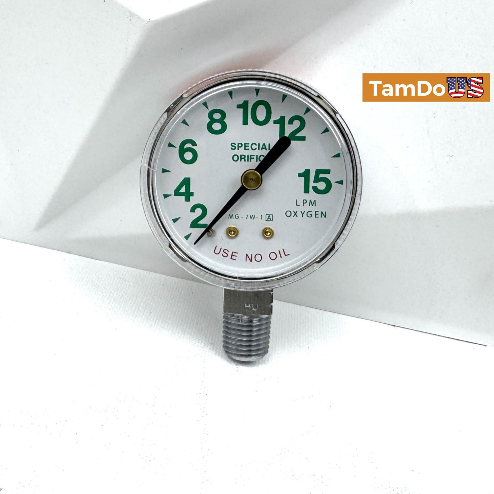 Lot of 2 Oxygen Regulator Gauges - Photo 5