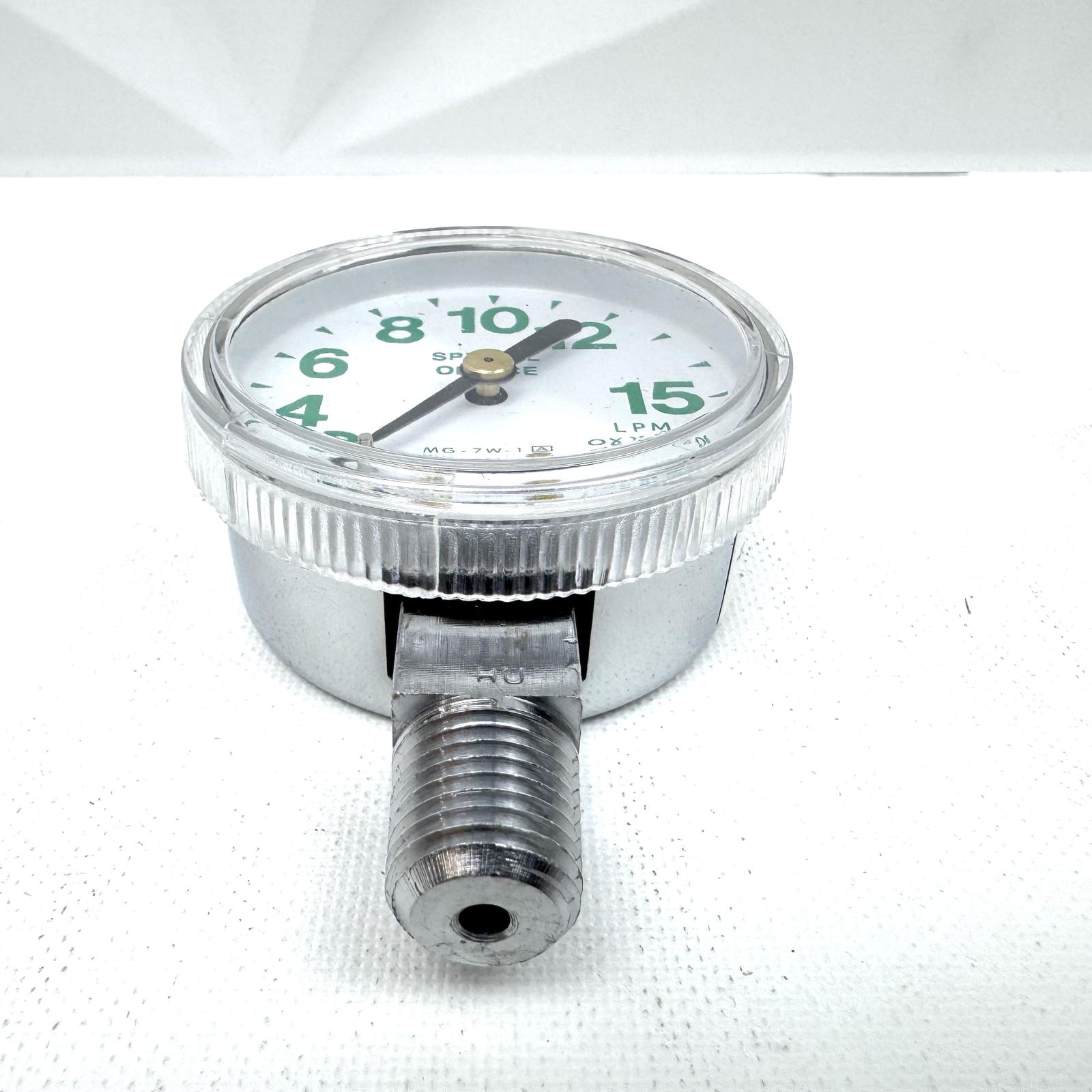 Lot of 2 Oxygen Regulator Gauges - Photo 4