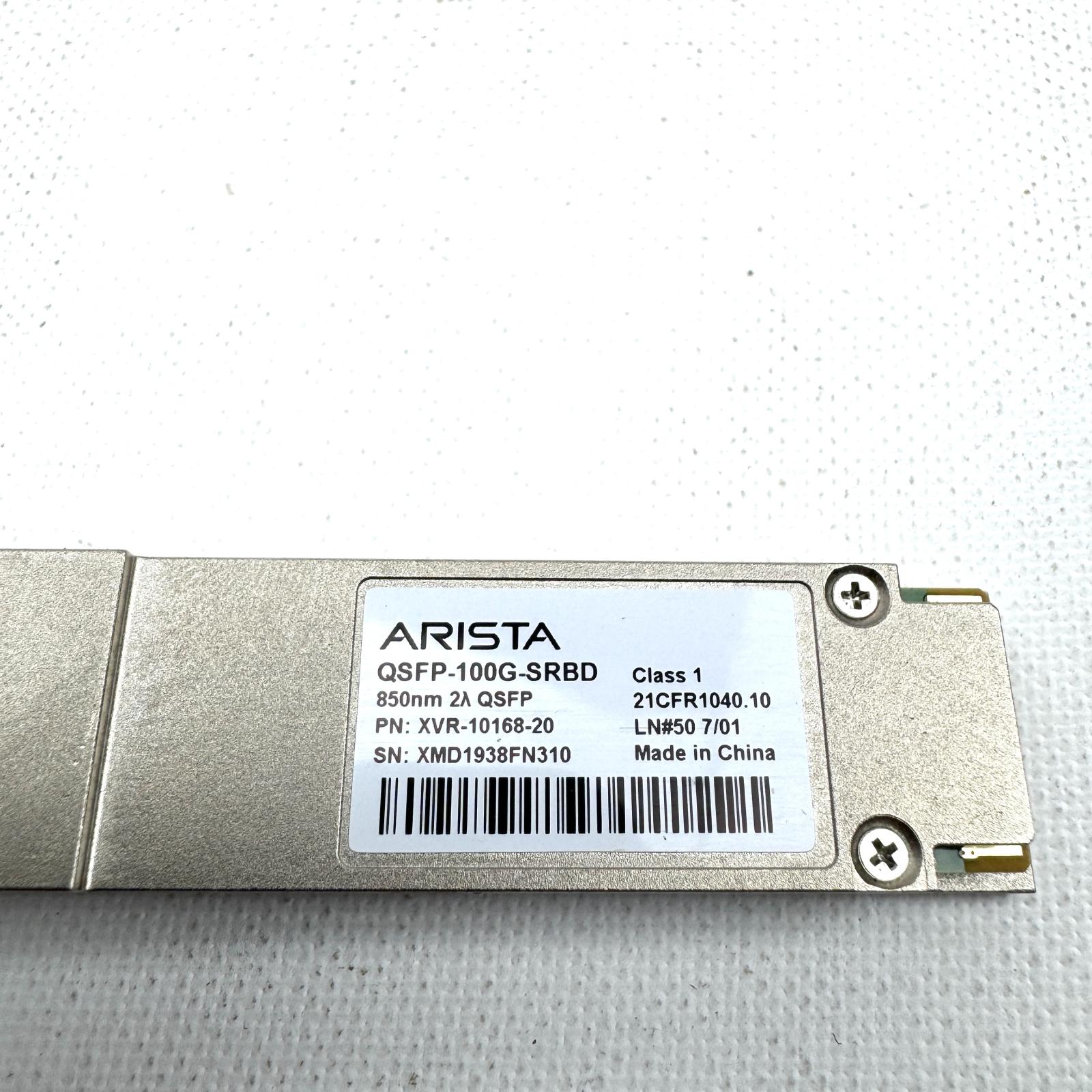 Arista Networks QSFP-100G-SRBD Optical 100 Gbase Transceiver - Photo 3