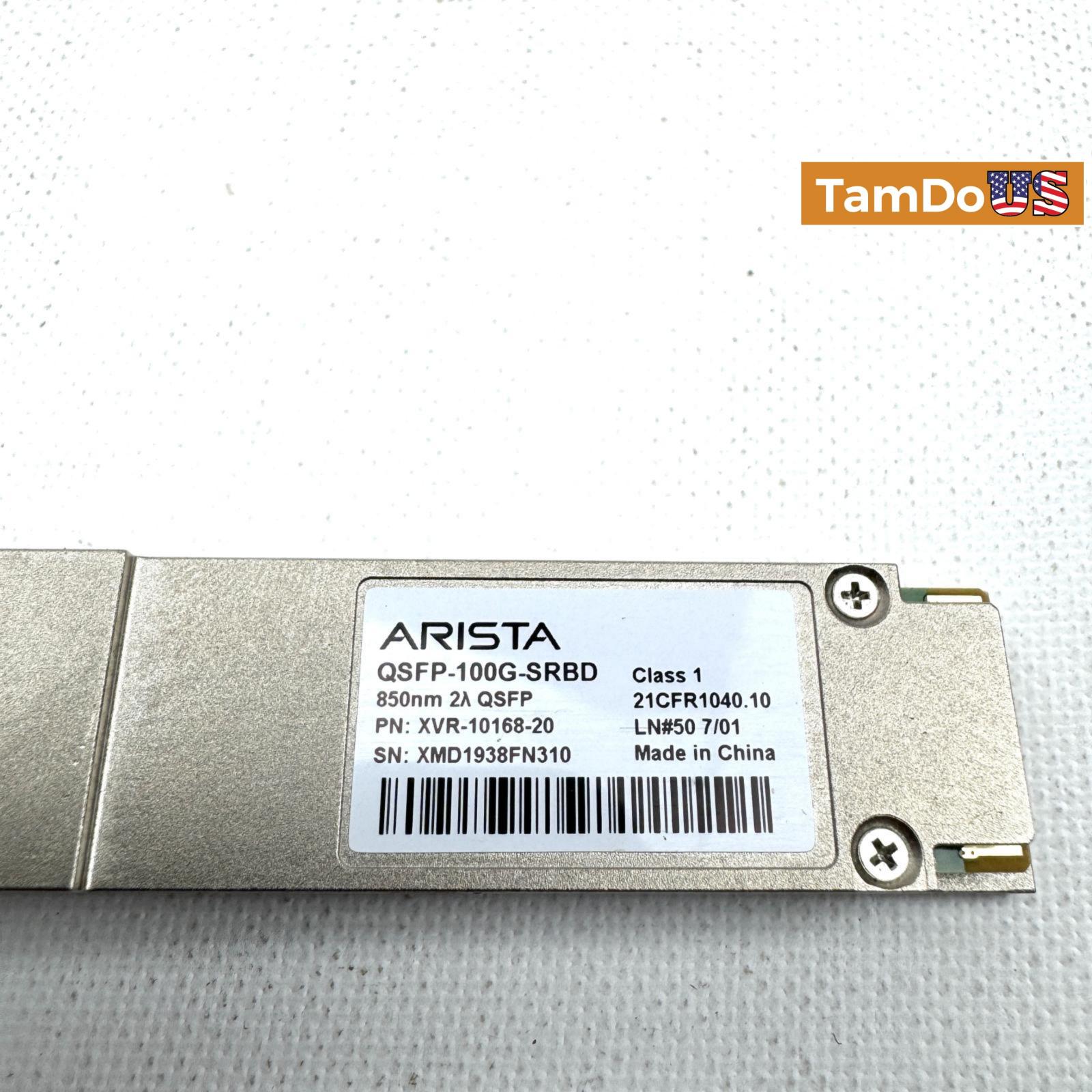 Arista Networks QSFP-100G-SRBD Optical 100 Gbase Transceiver - Photo 6