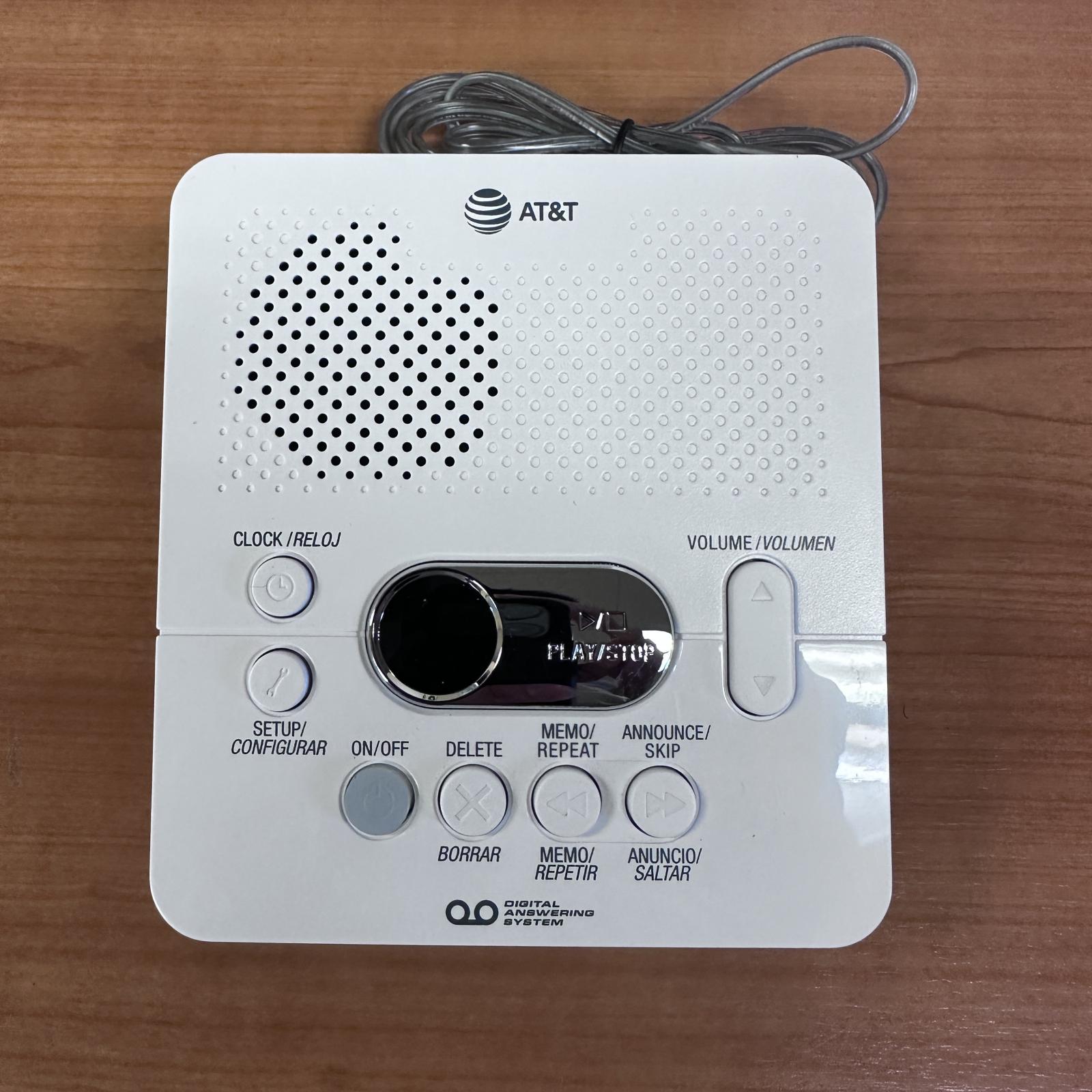 AT&T 1740 Digital Answering Machine, 60-Min Recording, Time/Date Stamp - Photo 6