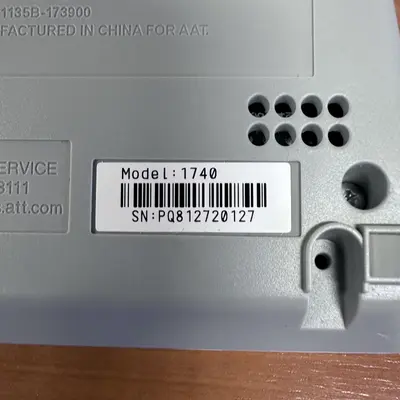 AT&T 1740 Digital Answering Machine, 60-Min Recording, Time/Date Stamp at Portable Audio & Headphones in new_open_box condition