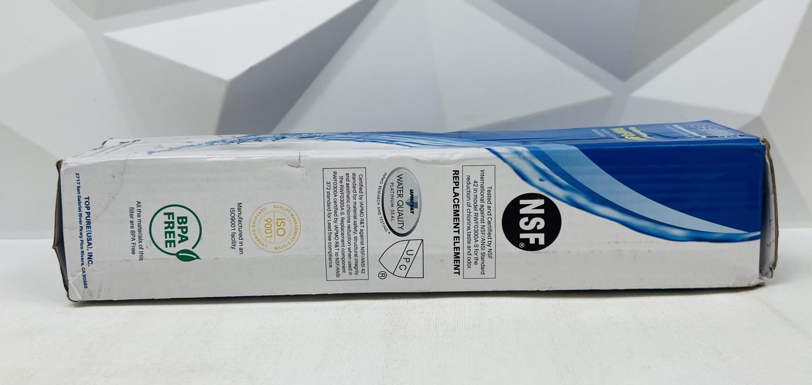 Lot of 2 IGGPURE RWF0300A Refrigerator Water Filter Replacement Cartridge - Photo 2