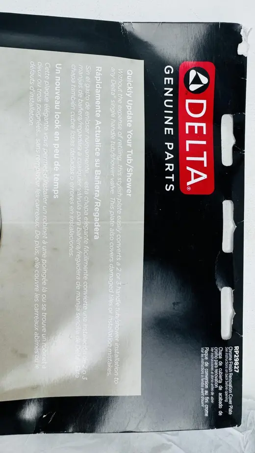 Delta RP29827 Shower Renovation Cover Plate – Chrome Finish Trim Kit at TamDoUS Taylorsville