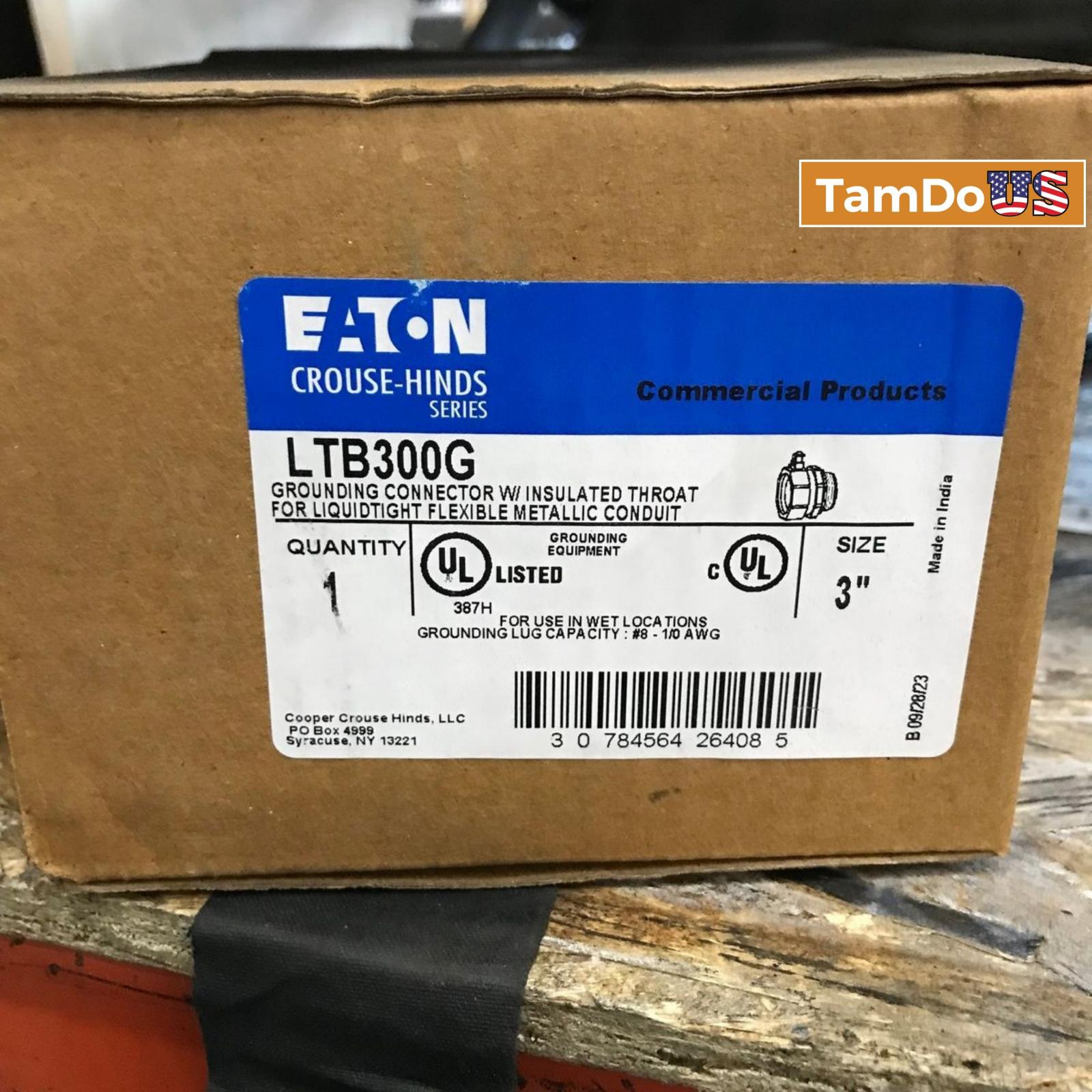 Crouse-Hinds LTB300G 3" Liquidtight Connector – Straight, Steel, Grounding - Photo 3