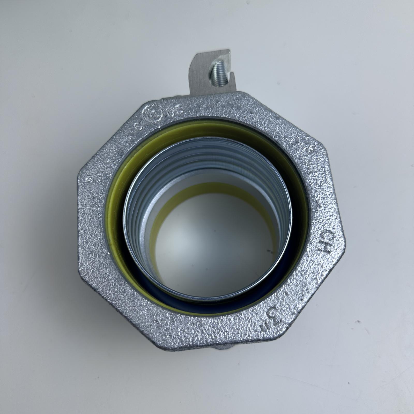 Crouse-Hinds LTB300G 3" Liquidtight Connector – Straight, Steel, Grounding - Photo 9