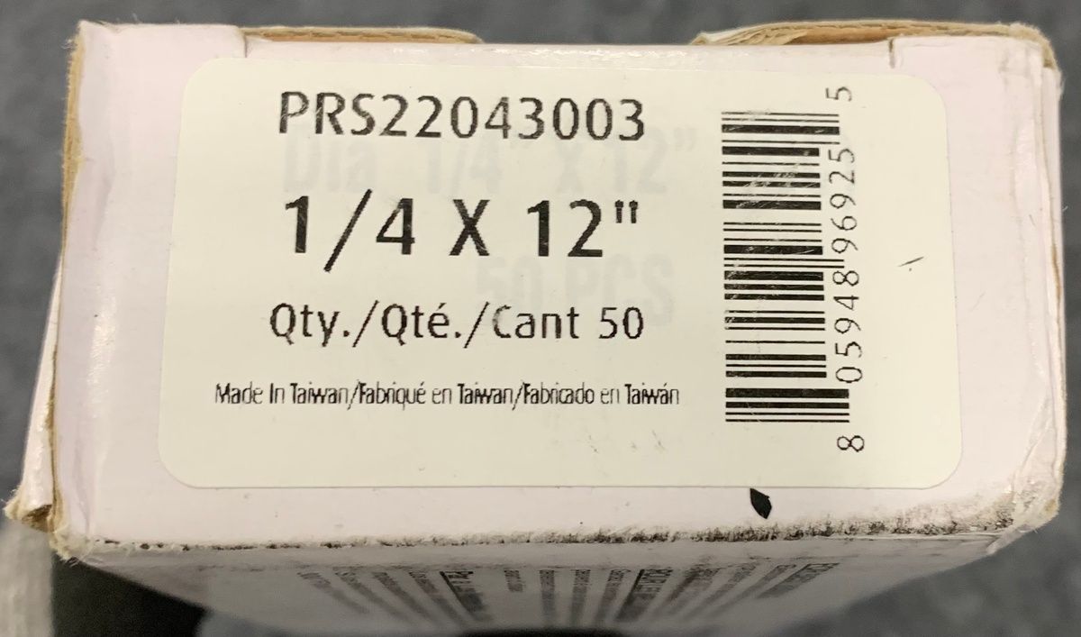 Prostar Gouging Electrodes PRS2206-3003 – 1/4” x 12”, Box of 50 Carbon Rods - Photo 2