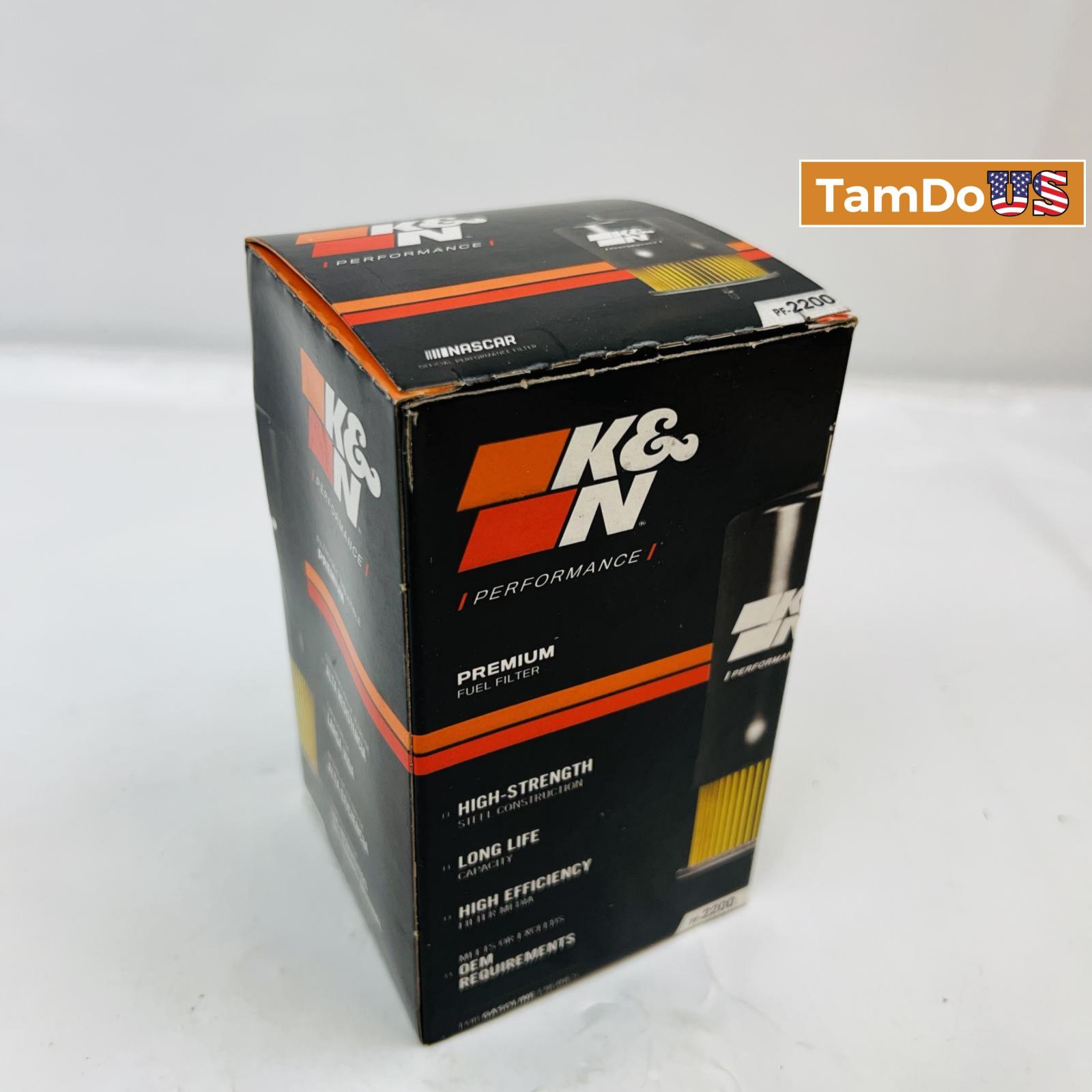 K&N PF-2200 In-Line Fuel Filter – Universal High-Flow Gas Filter - Photo 4