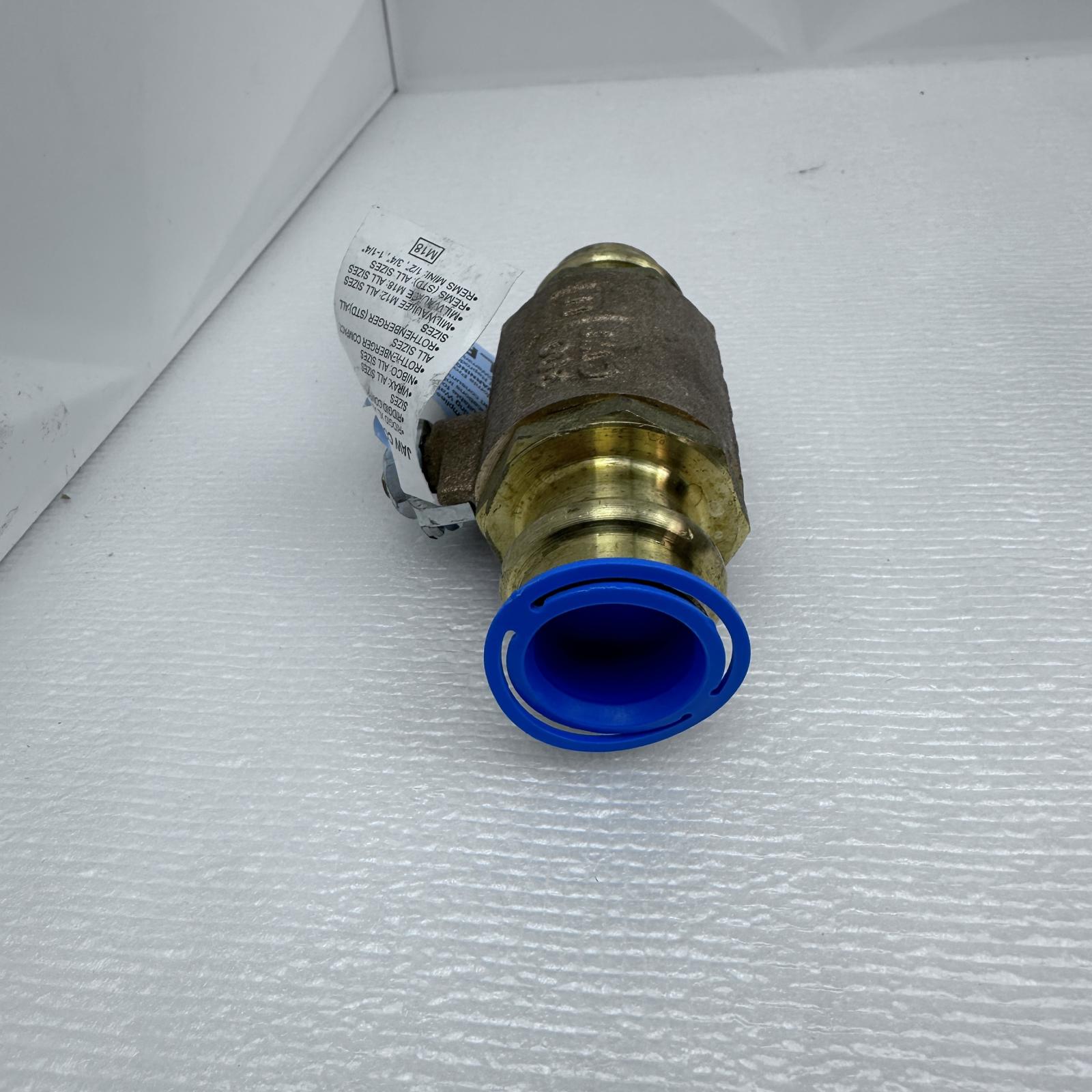 Apollo 77WLF-104-01A 3/4" Press Ball Valve – Full Port Bronze Lead-Free - Photo 2