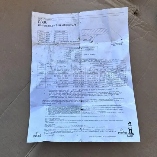 Lot of 7 CSBU1 Universal Structural Attachment | 1/2-Inch Mounting Clamp at TamDoUS Taylorsville