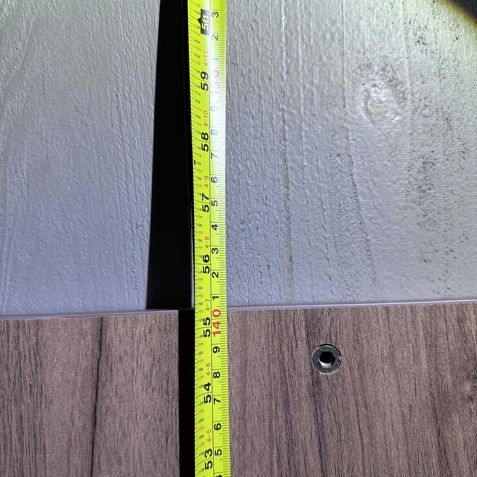 Wooden Table Top 60cm x 140cm - Photo 4