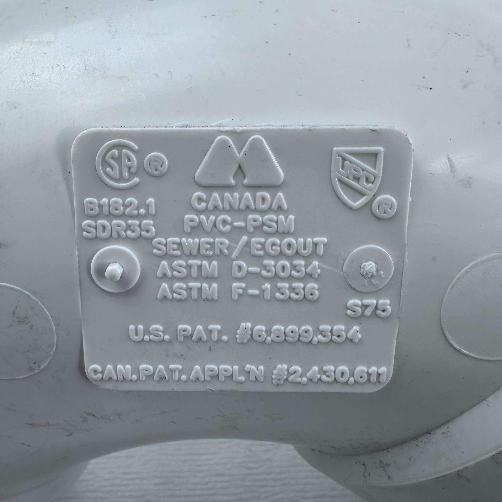 Canada PVC 90 Degree Elbow 4" - Photo 4