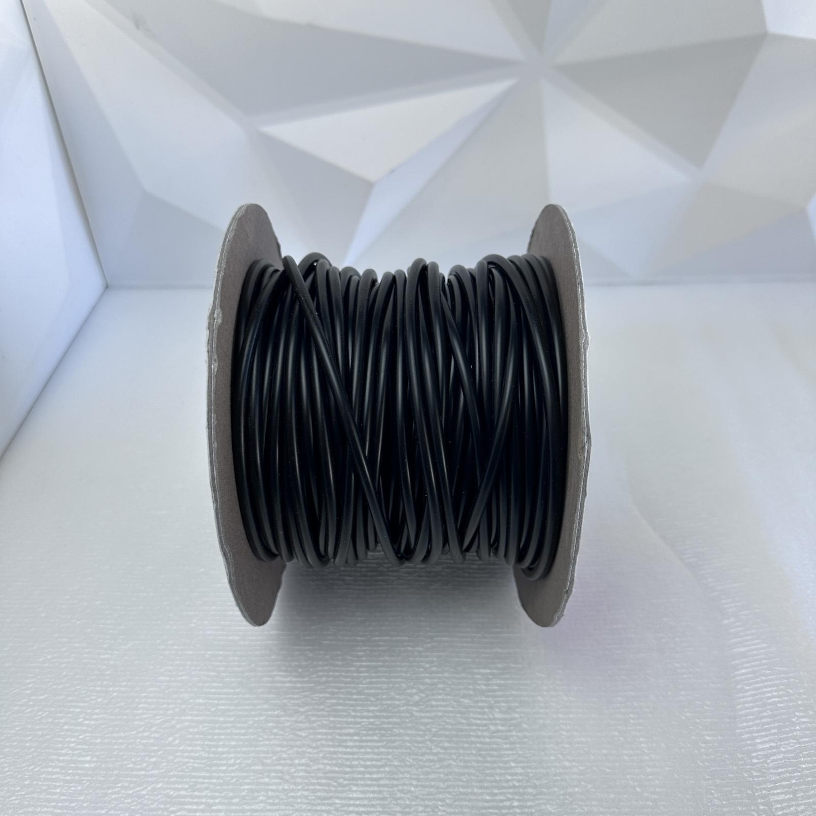 Insultab PVC Heat Shrink Tubing 105°C Black 100ft Roll - Photo 3