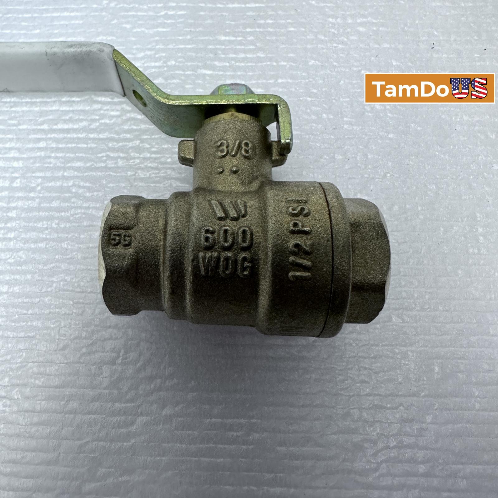 WATTS LFFBV-3C-M1 Brass Ball Valve – 3/8" Lead-Free, 150 WSP Rated - Photo 7