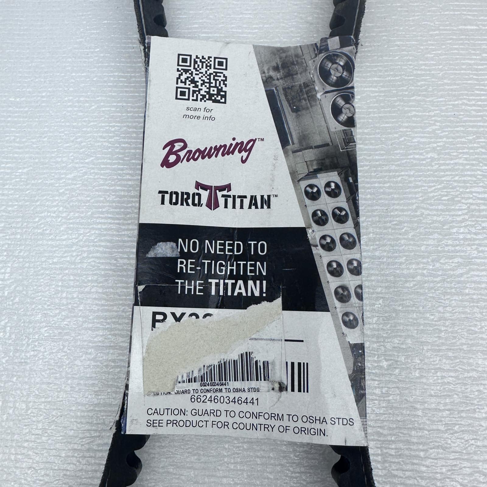 Browning BX32 Gripnotch V-Belt, 33.8" Pitch Length - Photo 4