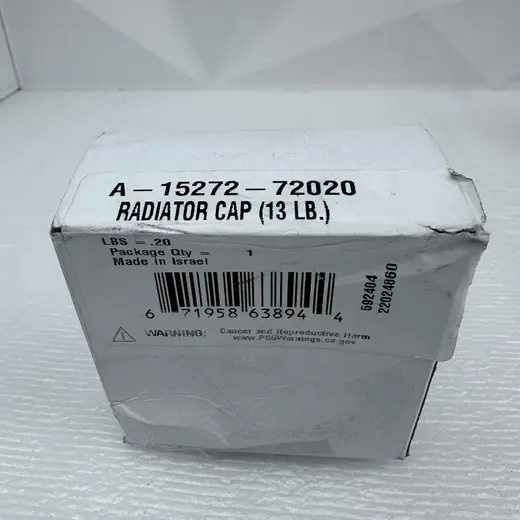 Radiator Cap A-15272-72020, 13lb Pressure Rating at TamDoUS Taylorsville