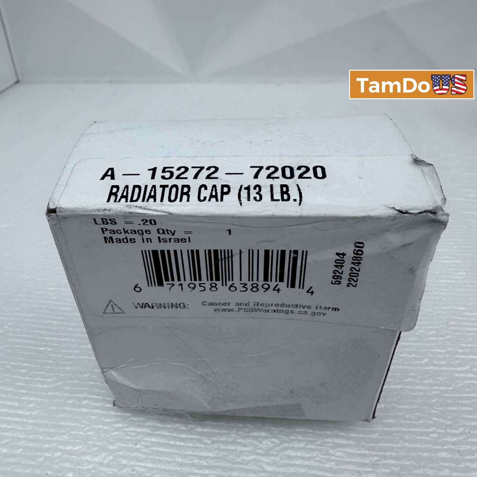 Radiator Cap A-15272-72020, 13lb Pressure Rating - Photo 5