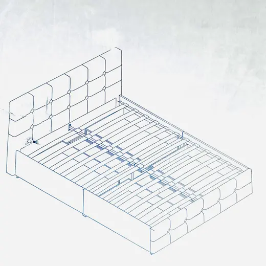 Dorel Upholstered Bed With Storage, Queen, Velvet, Blue at TamDoUS Taylorsville