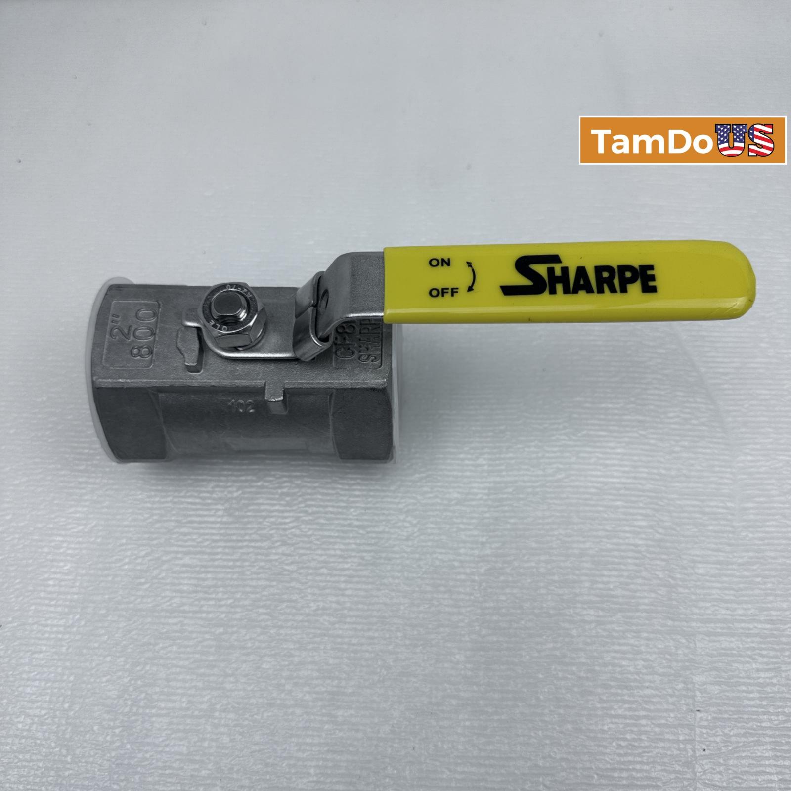Sharpe CF8M Stainless Steel Ball Valve, 2" Full Port, Class 800 - Photo 9