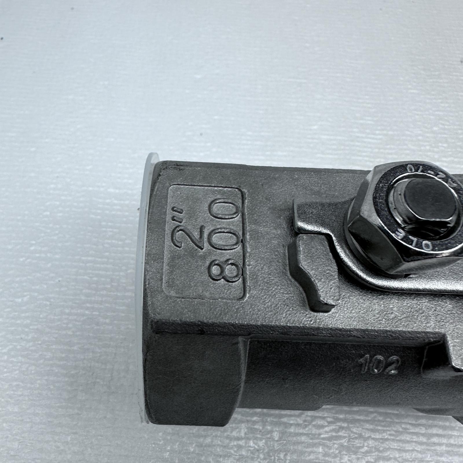 Sharpe CF8M Stainless Steel Ball Valve, 2" Full Port, Class 800 - Photo 6