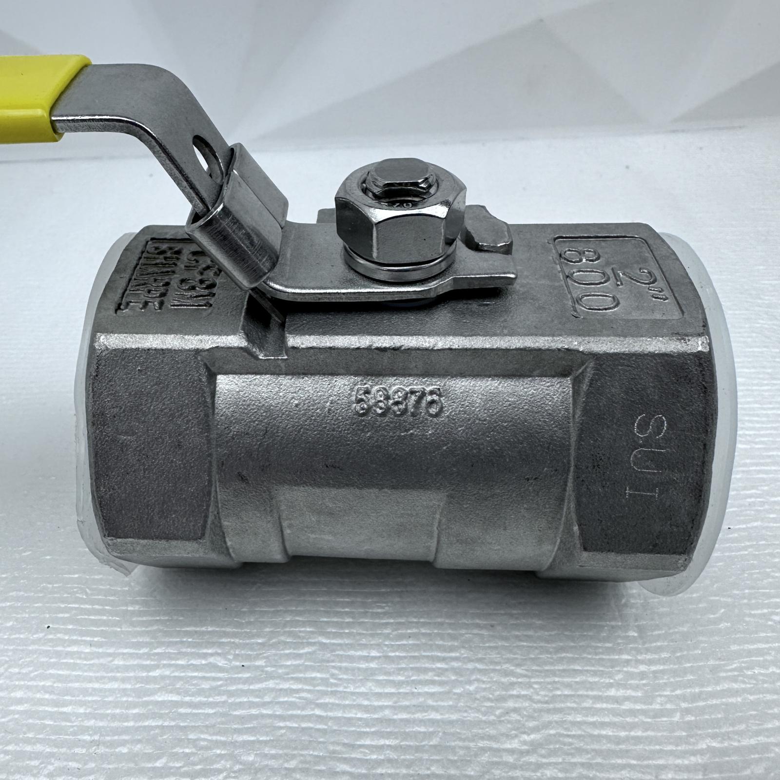 Sharpe CF8M Stainless Steel Ball Valve, 2" Full Port, Class 800 - Photo 7