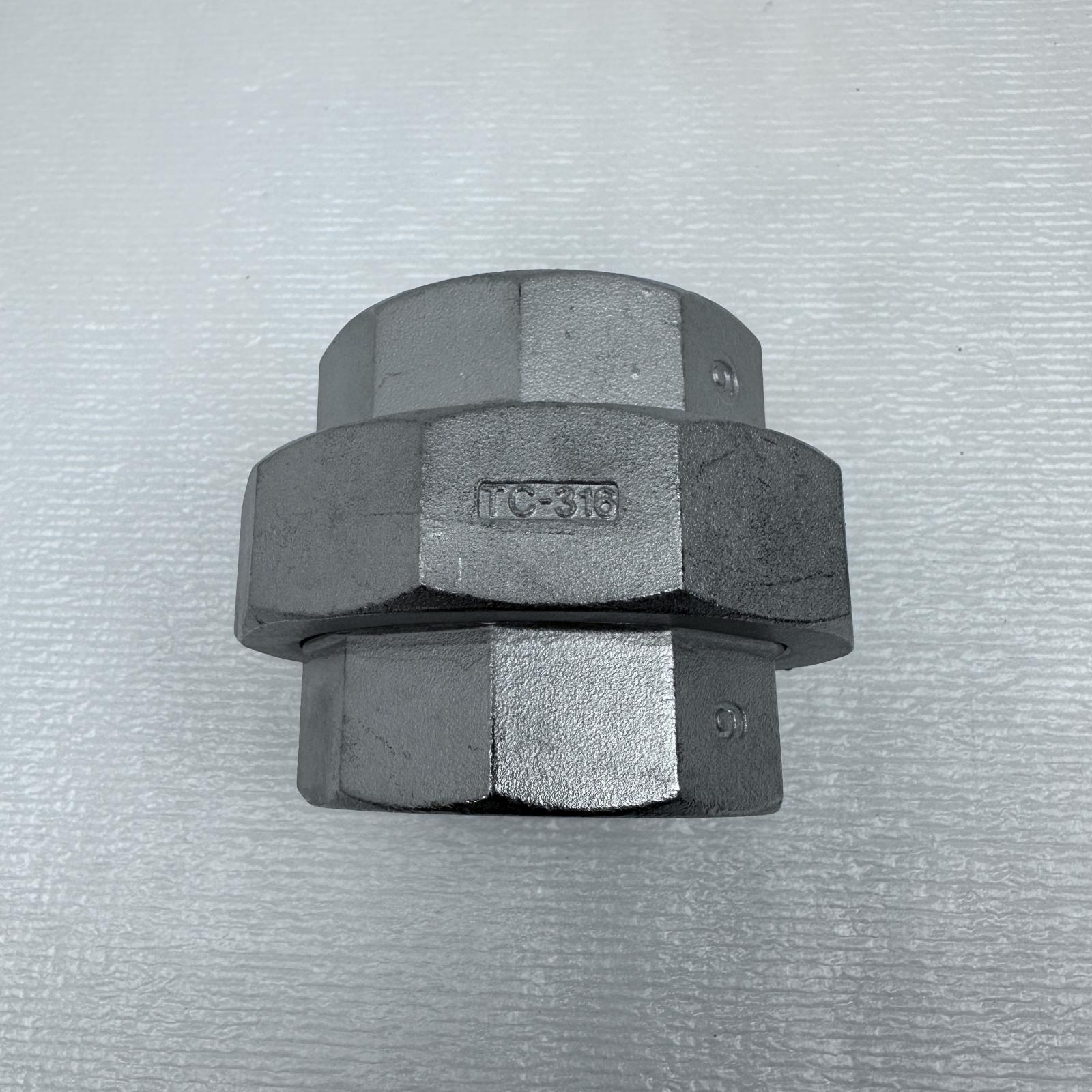 SP114 Threaded Stainless Steel Union, 2", Class 150, Heavy-Duty Industrial Grade - Photo 2