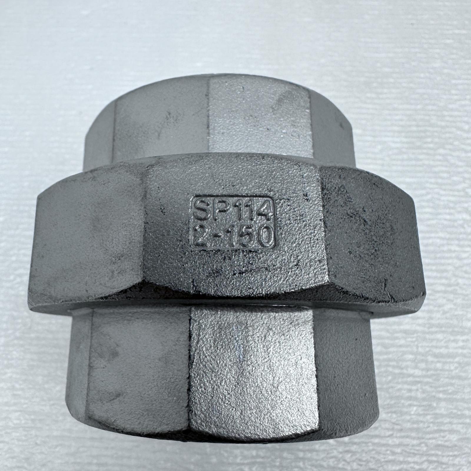 SP114 Threaded Stainless Steel Union, 2", Class 150, Heavy-Duty Industrial Grade - Photo 6