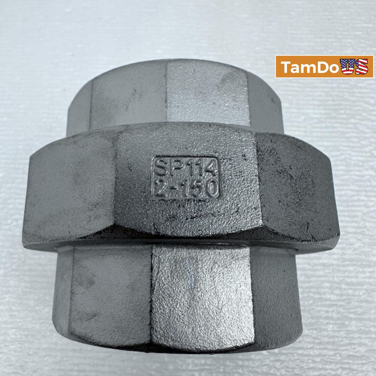 SP114 Threaded Stainless Steel Union, 2", Class 150, Heavy-Duty Industrial Grade - Photo 7