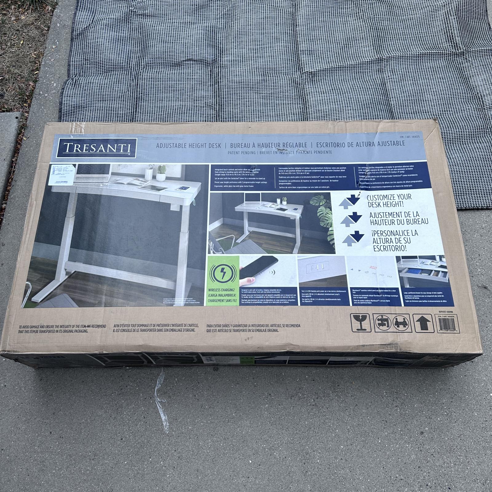 Tresanti 47” Adjustable Height Desk - Photo 8