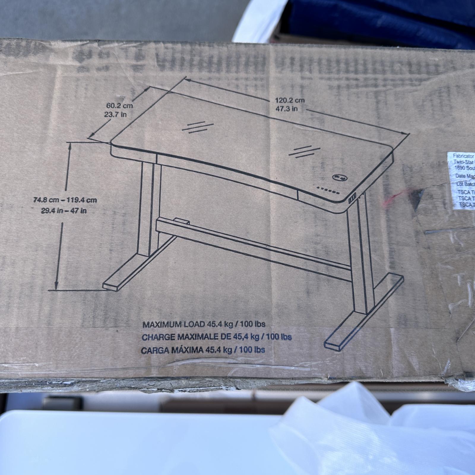 Tresanti 47” Adjustable Height Desk - Photo 5