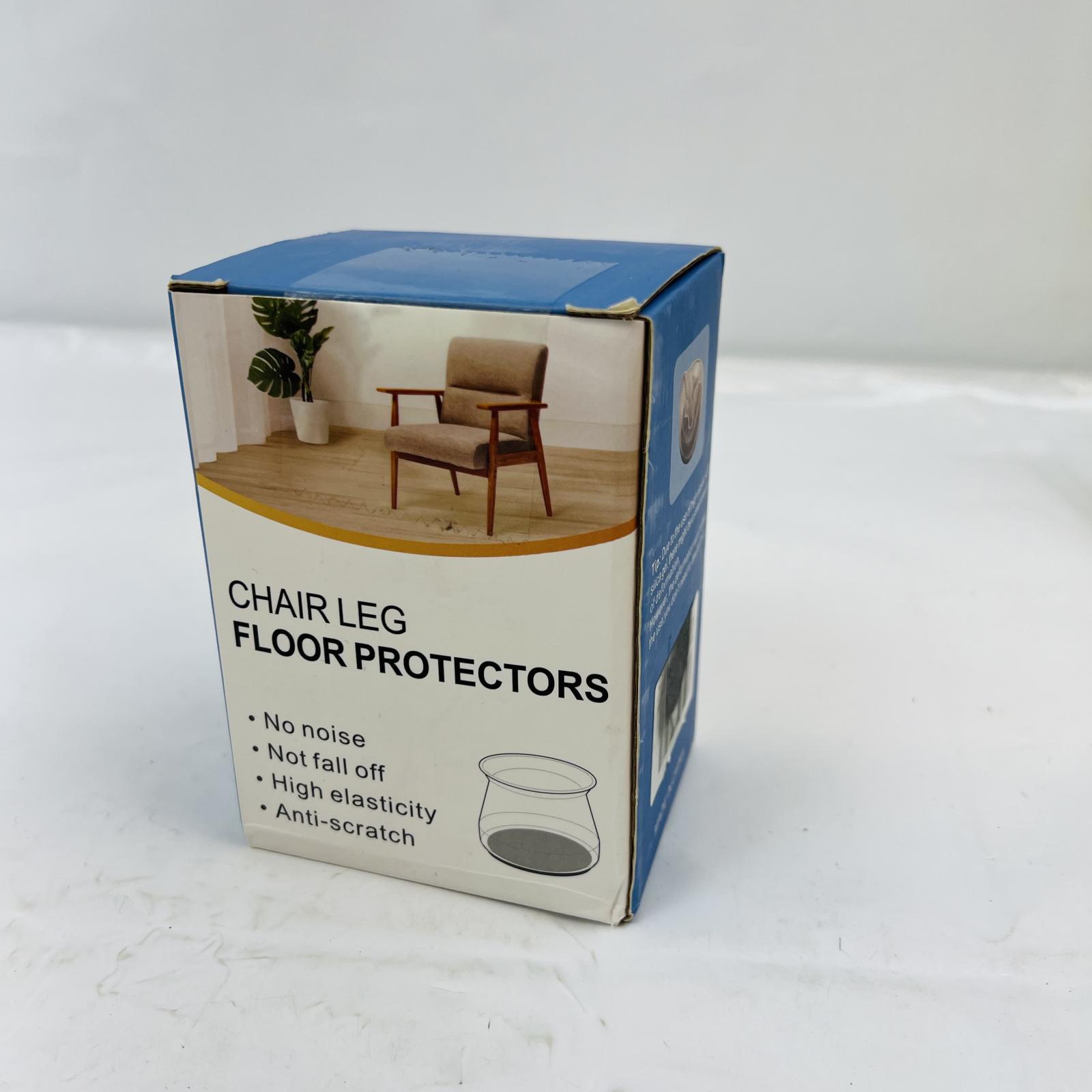 Chair Leg Floor Protectors Furniture Silicone Caps - Photo 6
