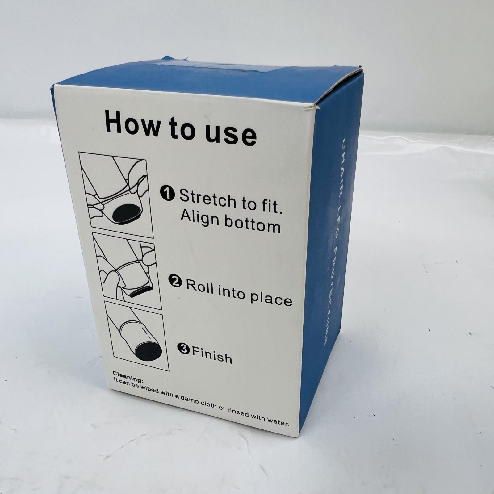 Chair Leg Floor Protectors Furniture Silicone Caps - Photo 5