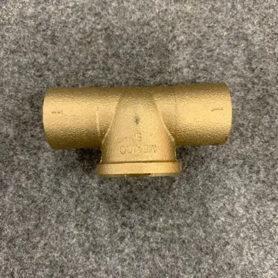 Nibco 712-LF 1" Tee C X C X F Cast DZR Brass Lead-Free Plumbing Fitting at Hydraulics, Pneumatics & Plumbing in new condition
