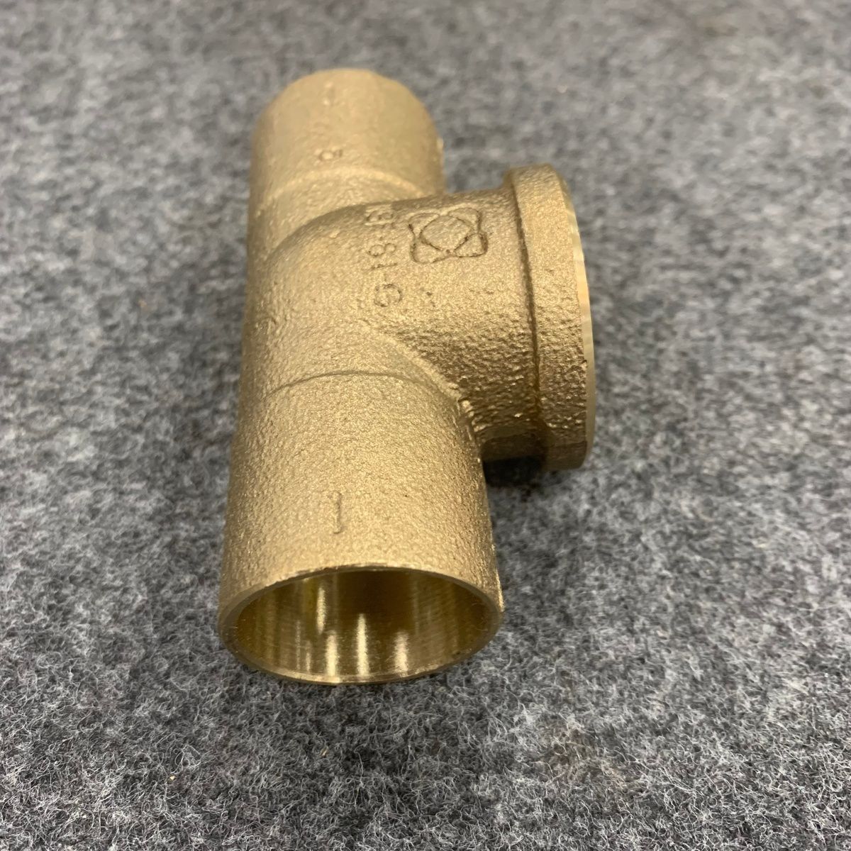 Nibco 712-LF 1" Tee C X C X F Cast DZR Brass Lead-Free Plumbing Fitting - Photo 3