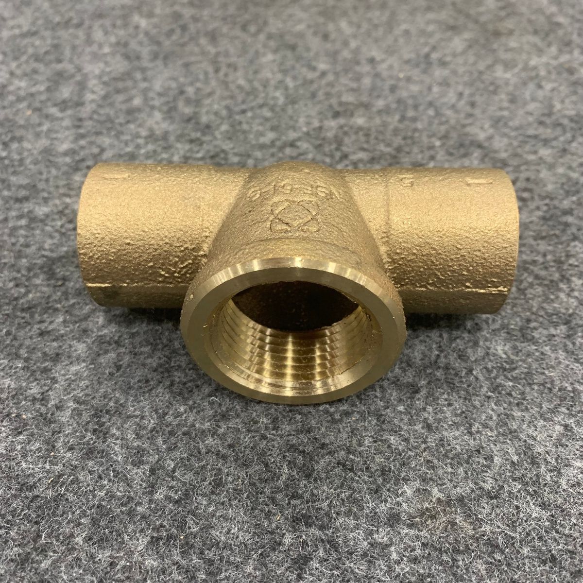 Nibco 712-LF 1" Tee C X C X F Cast DZR Brass Lead-Free Plumbing Fitting - Photo 5