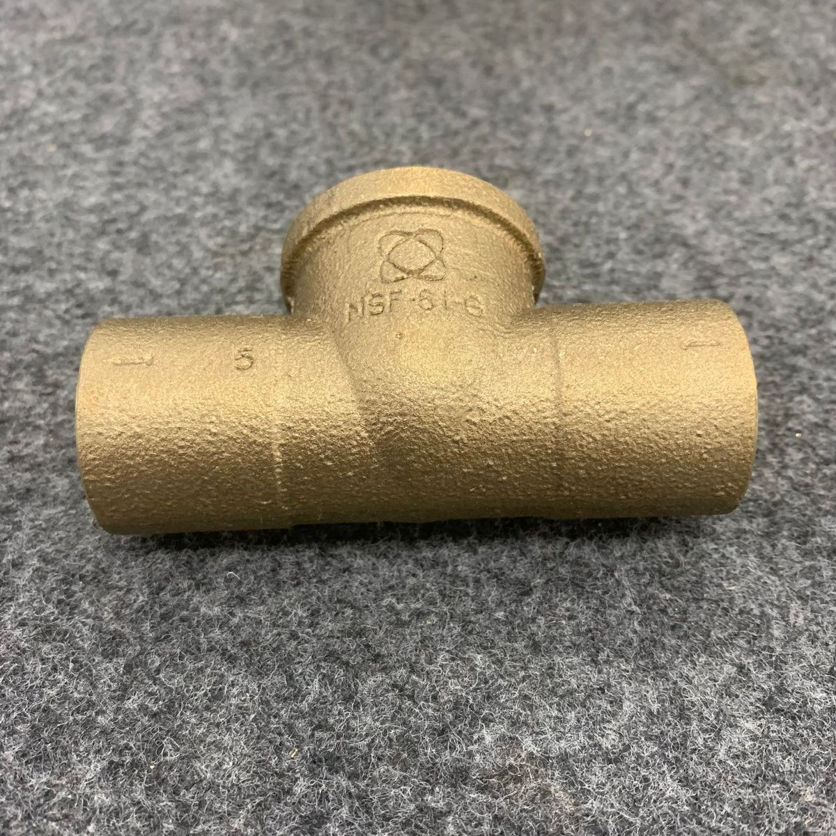 Nibco 712-LF 1" Tee C X C X F Cast DZR Brass Lead-Free Plumbing Fitting - Photo 6