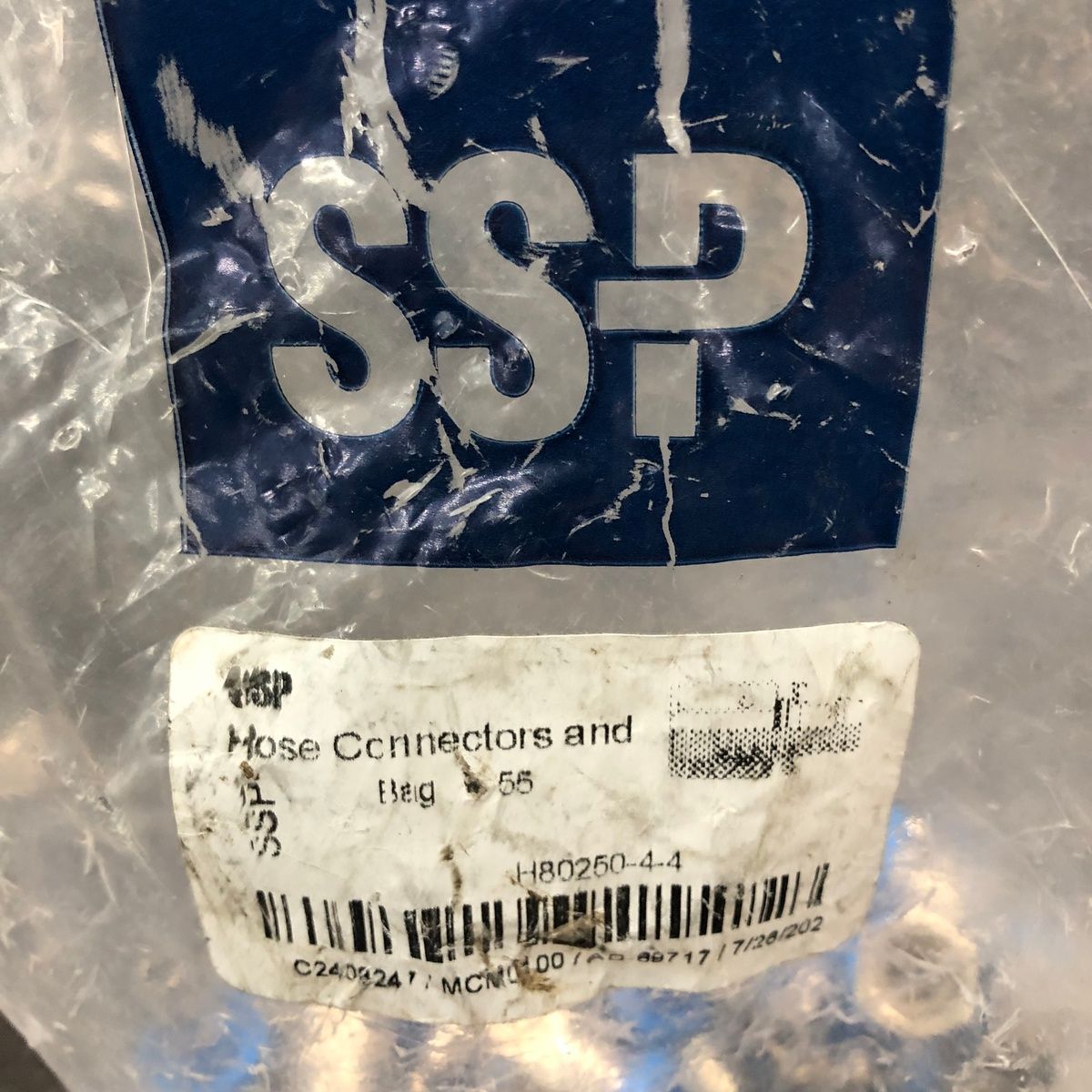 Lot of 2 SSP H80250-4-4 Push-on x Female Connectors - Photo 5