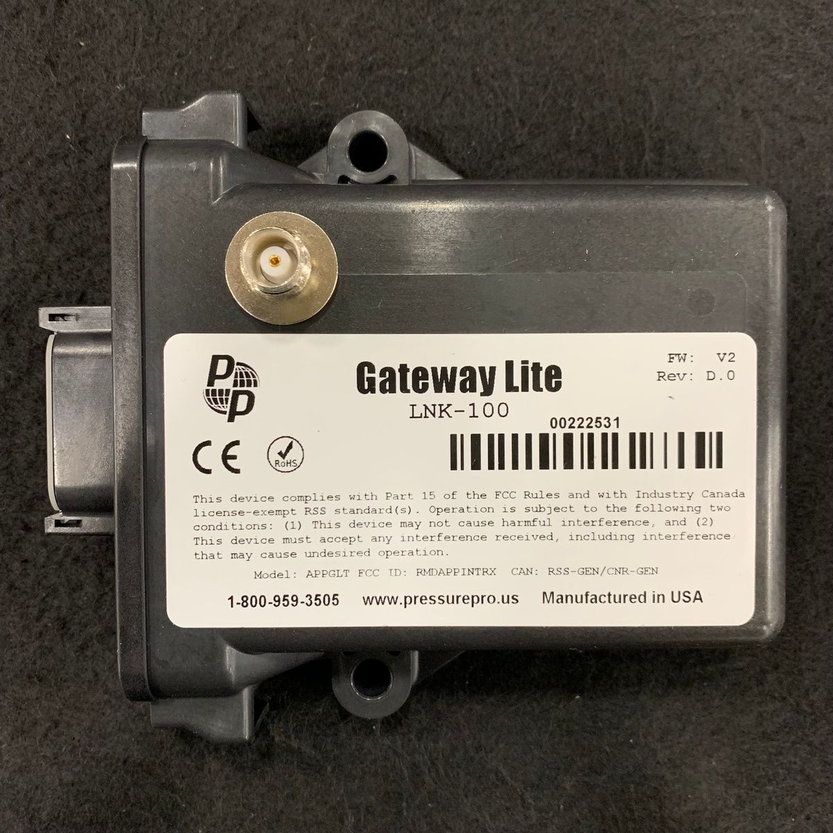 Pana Pacific Pressure Pro Gateway Lite LNK-100 8 Tire TPMS Module - Photo 2