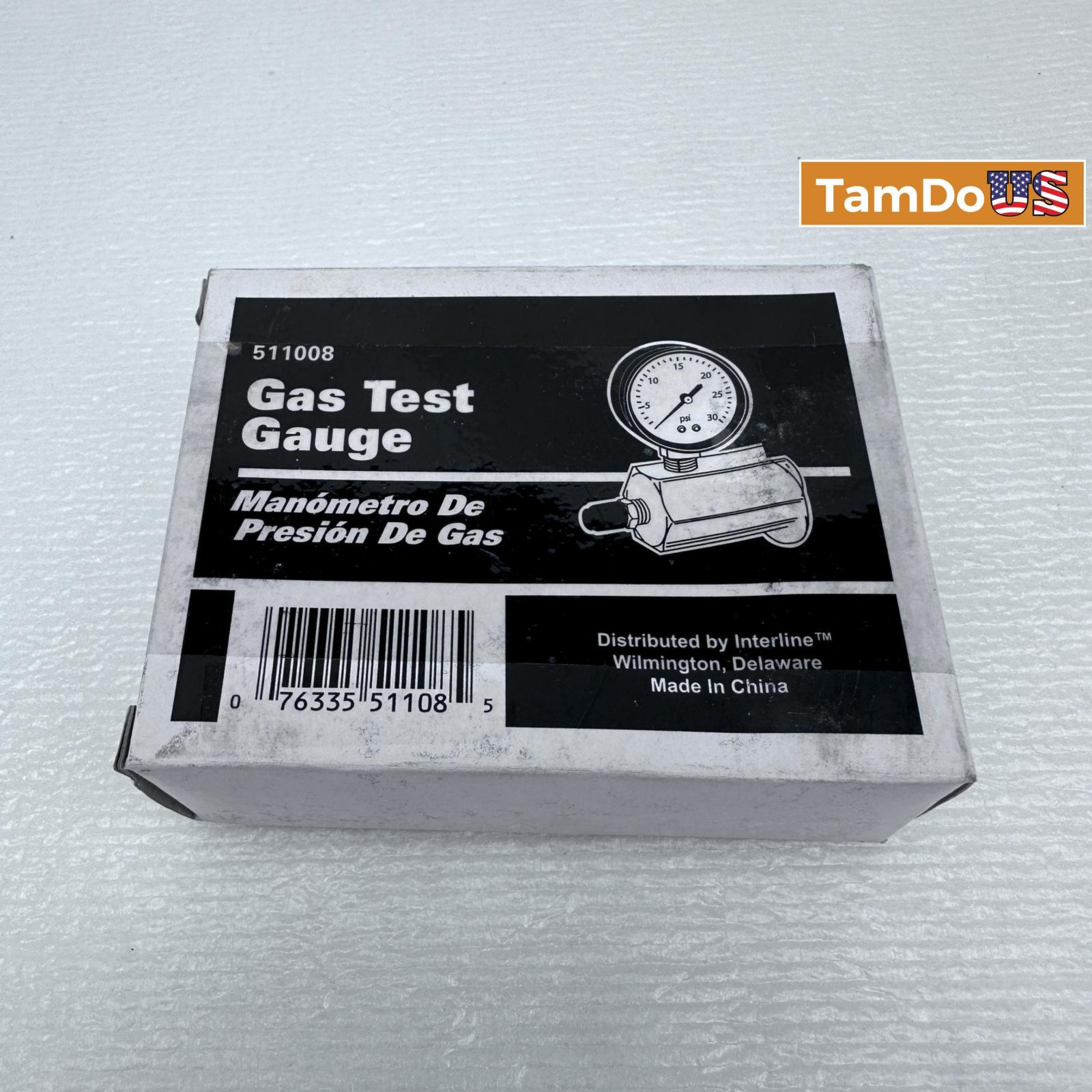 Gas Pressure Test Gauge #511008, 0-30 PSI, 1/4" IPS, 2" Dial Face, Heavy-Duty - Photo 4