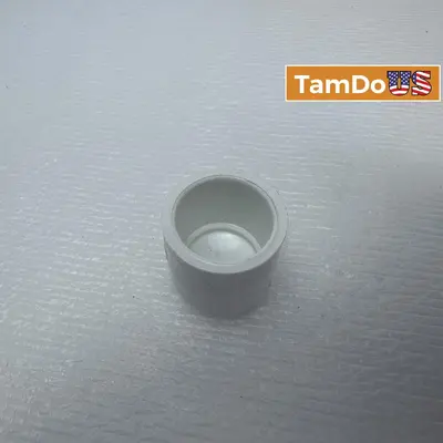 Lot of 2 Charlotte SCH40D-2466 Schedule 40 PVC Slip Cap Fittings at Hydraulics, Pneumatics & Plumbing in new condition