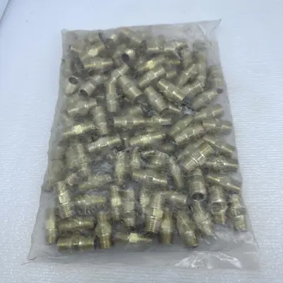 1/4" LP Hex Nepple Brass Fitting Pipe (Pack of 100) at Hydraulics, Pneumatics & Plumbing in new condition