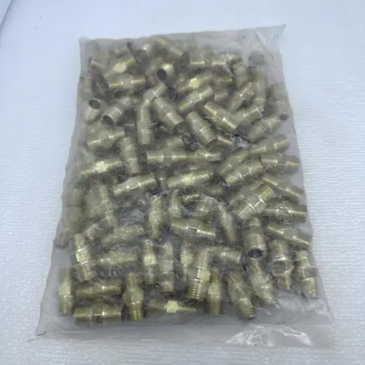 1/4" LP Hex Nepple Brass Fitting Pipe (Pack of 100) at TamDoUS Taylorsville